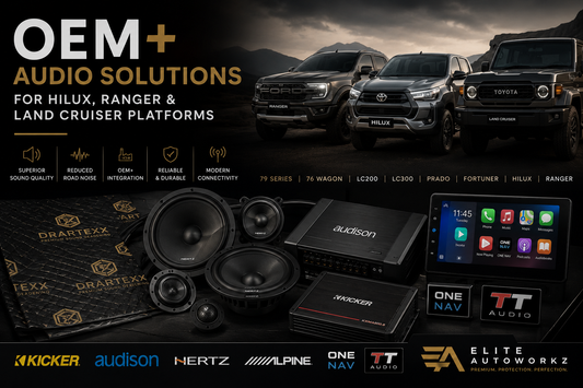 OEM+ Audio Solutions for Hilux, Ranger & Land Cruiser Platforms